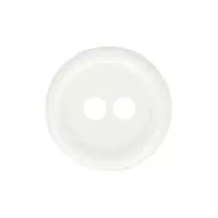 Guziki koszulowe 11mm 18F kolor biały