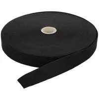 Guma dziana 25mm kolor czarny 25mb