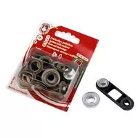 Oczka metalowe 8mm kolor mosiądz 20szt.