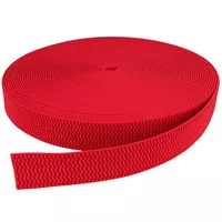 Guma szelkowa 40mm kolor czerwony 25mb