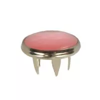 Ozdoba metalowa 10mm różowy madis