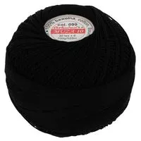 Kordonek Muza 10 100g 525m kolor 0099 czarny
