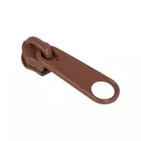 Suwak do taśmy suwakowej spiralnej #5 non-lock kolor brązowy 70szt.
