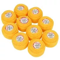 Kordonek Karat 8 10g 65m kolor 408 (1505) żółty jasny op.10szt.