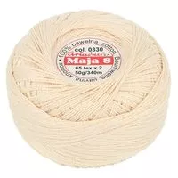 Kordonek Maja 8 50g 340m kolor 0330 naturalny