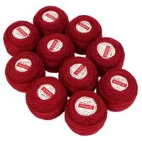 Kordonek Karat 8 10g 65m kolor (686) 1556 bordowy op.10szt.