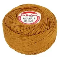 Kordonek Maja 5 50g 210m kolor 0337 miodowy