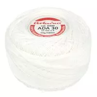 Kordonek ADA 30 50g 580m kolor biały
