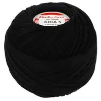 Kordonek Aria 5 100g 425m kolor czarny