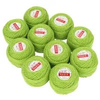 Kordonek Karat 8 10g 65m kolor 564 (1698) zielony jasny op.10szt.