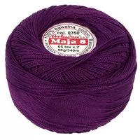 Kordonek Maja 8 50g 340m kolor 0350 fioletowy