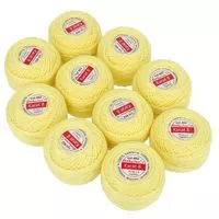 Kordonek Karat 8 10g 65m kolor 402 (1502) żółty jasny op.10szt.