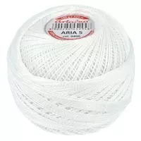 Kordonek Aria 5 100g 425m kolor biały