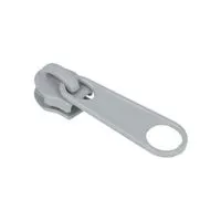Suwak do taśmy suwakowej spiralnej #5 non-lock kolor szary jasny 190szt.