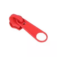 ​Suwak do taśmy suwakowej spiralnej #5 non-lock kolor czerwony 500szt.