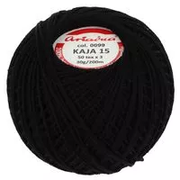 Kordonek Kaja 15 30g 200m kolor 0099 czarny