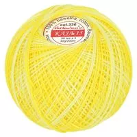 Kordonek Kaja 15 30g 200m kolor 336 żółty cieniowany