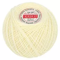 Kordonek Kaja 15 30g 200m kolor 301 kremowy