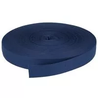Taśma bawełniana jodełka 20mm kolor granatowy 50mb