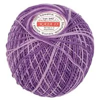 Kordonek Kaja 15 30g 200m kolor 0342 fioletowy cieniowany