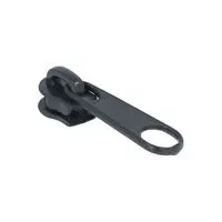 Suwak kordel do taśmy suwakowej spiralnej #3 non-lock kolor szary ciemny 500szt.