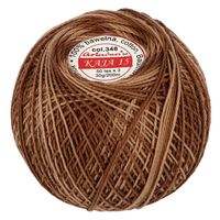 Kordonek Kaja 15 30g 200m kolor 348 brązowy cieniowany