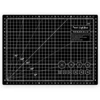 Mata podkładowa do cięcia 30x22 cm TEXI BLACK samoregenerująca dwustronna czarna