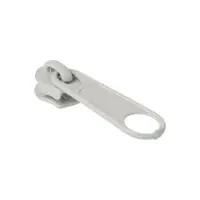 Suwak kordel do taśmy suwakowej spiralnej #3 non-lock kolor szary 500szt.