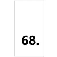Wszywki rozmiarowe 68