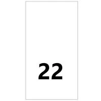 Wszywki rozmiarowe 22