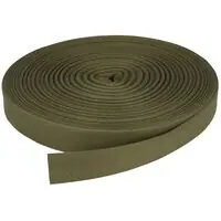 Taśma bawełniana jodełka 20mm kolor zielony khaki 50mb
