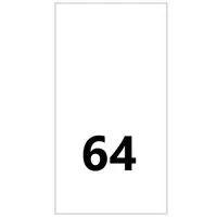 Wszywki rozmiarowe 64
