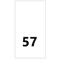 Wszywki rozmiarowe 57