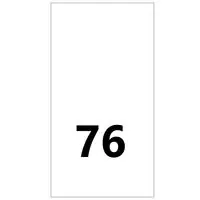 Wszywki rozmiarowe 76