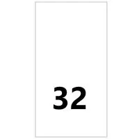 Wszywki rozmiarowe 32
