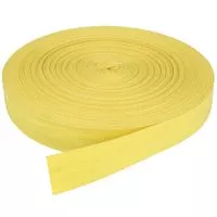 Taśma bawełniana jodełka 25mm kolor żółty 50mb