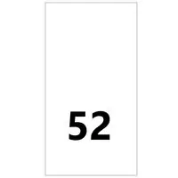 Wszywki rozmiarowe 52