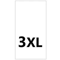 Wszywki rozmiarowe 3XL