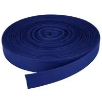 Taśma bawełniana jodełka 20mm kolor niebieski ciemny 50mb