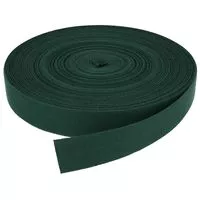 Taśma bawełniana jodełka 25mm kolor zielony 50mb