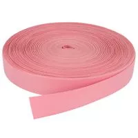 Taśma bawełniana jodełka 25mm kolor różowy 50mb