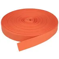 Taśma bawełniana jodełka 20mm kolor pomarańczowy 50mb