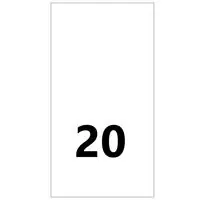 Wszywki rozmiarowe 20