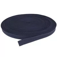 Taśma bawełniana jodełka 15mm kolor granatowy 50mb