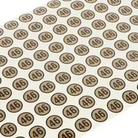 Naklejki rozmiarowe 46