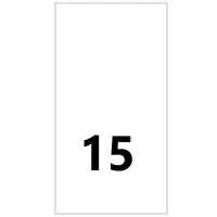 Wszywki rozmiarowe 15