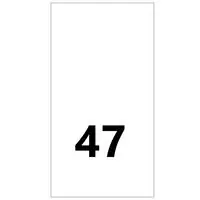 Wszywki rozmiarowe 47