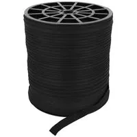 Taśma meblowa tapicerska 10mm jodełka kolor czarny 300mb