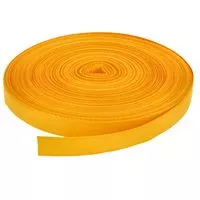 Taśma bawełniana jodełka 16mm kolor żółty 50mb