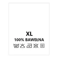 Wszywki surowcowo-ostrzegawcze rozmiar XL 100% Bawełna 60° duże